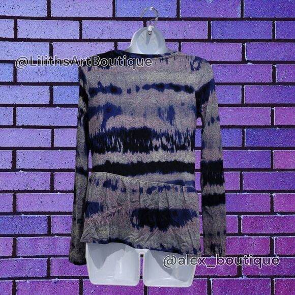 Simply Vera Wang Ruffle Top(K004)- Tees,Long Sleeve, Size XS for Women - Picture 4 of 6